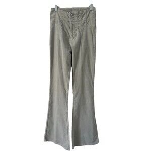 Free People We The Free Jayde Cord High Rise Flare Jeans Natural Size 26